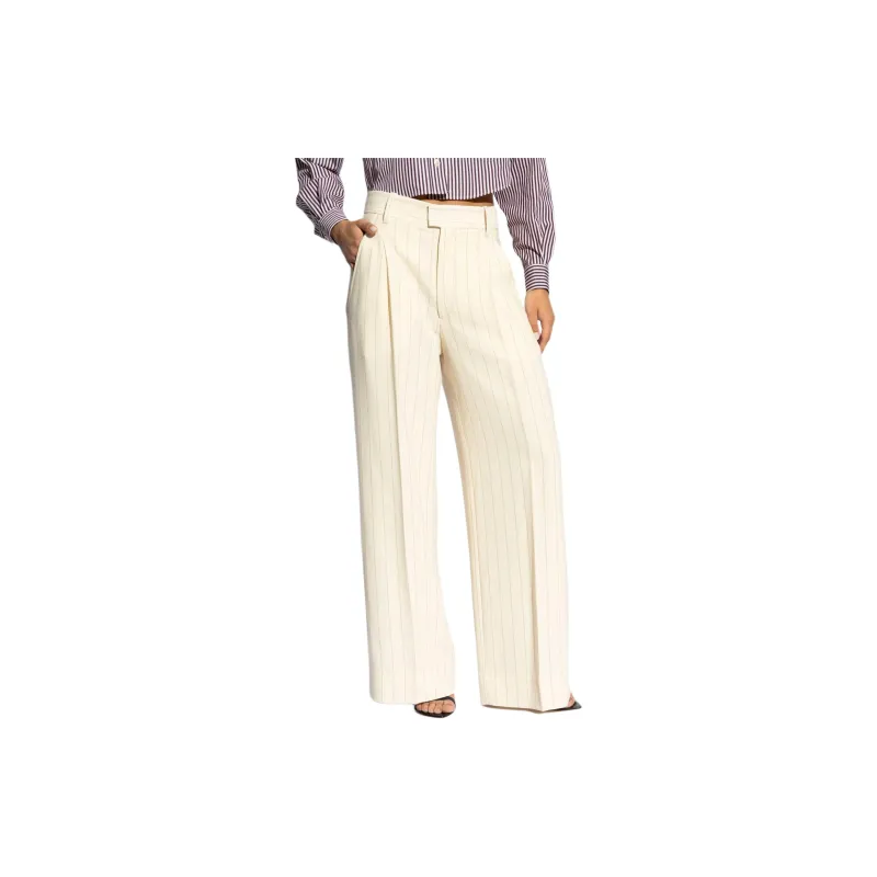 ISABEL MARANT Romina High Waist Wide Leg Pants-1