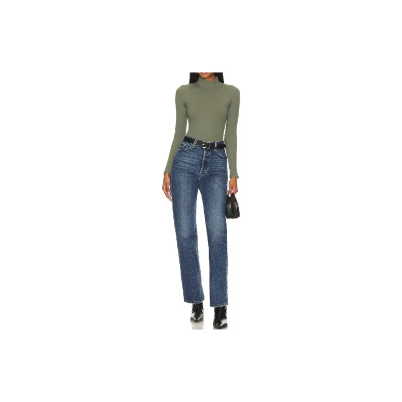 FREE PEOPLE Bodysuits Women's Green-2
