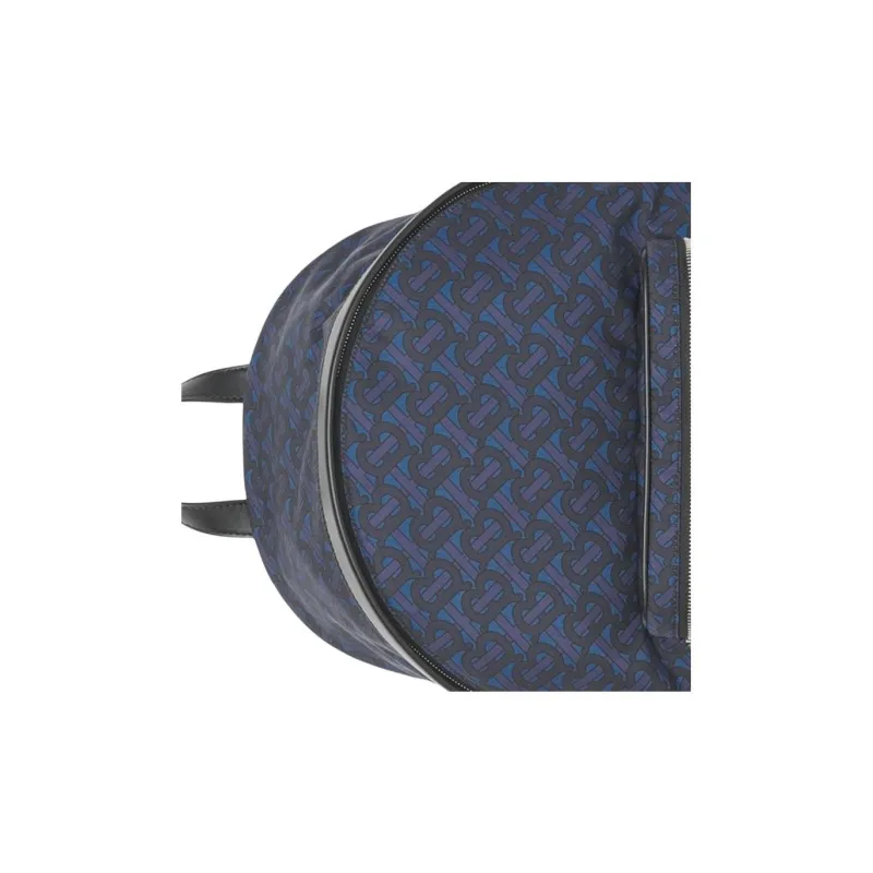 Burberry Cow Leather Backpack Men's Blue-2