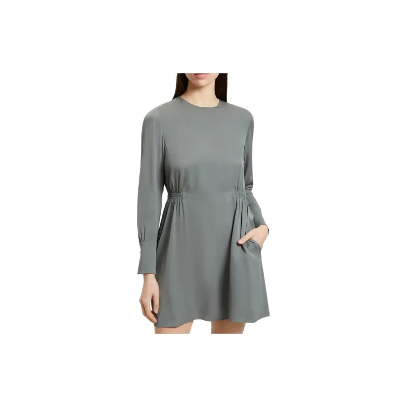 THEORY Long-Sleeved Dresses Women's Gray-1