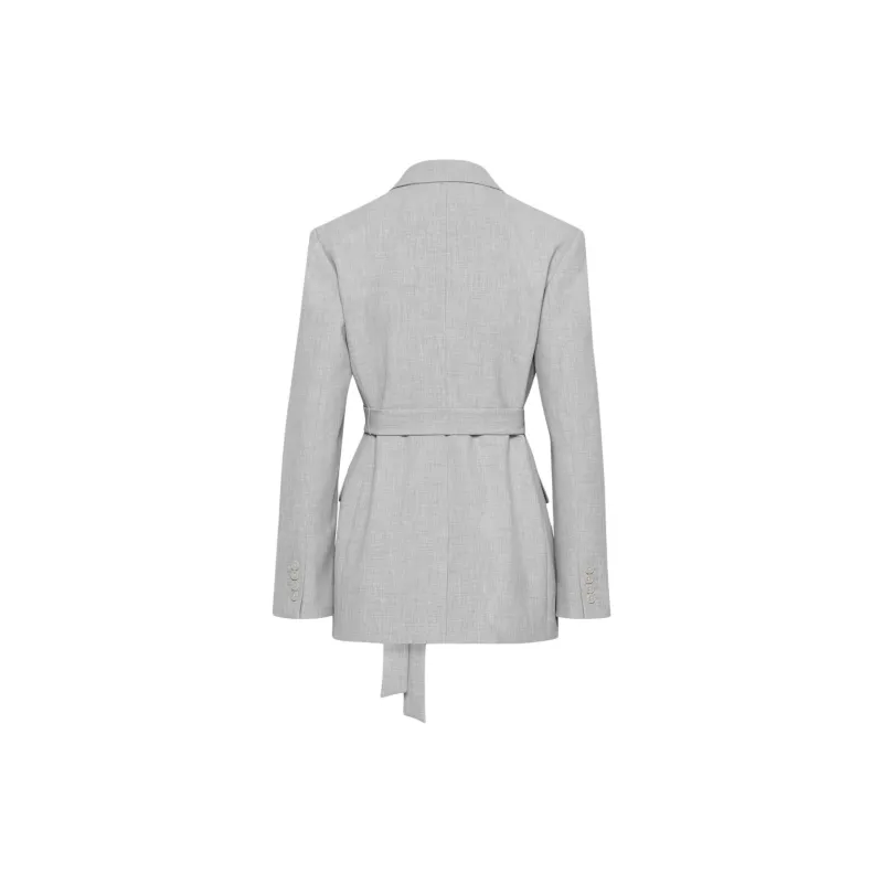ARITZIA Babaton Innovate Blazer Business Suit Women's Heather Chrome Gray-1