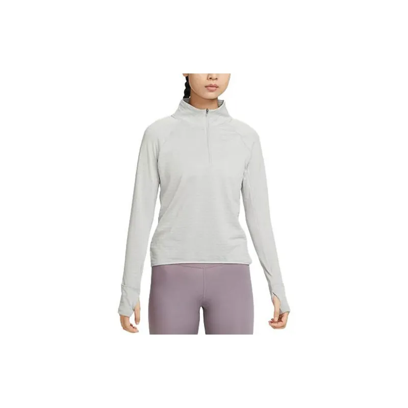 Nike Therma-FIT Stand Collar Long-Sleeve T-Shirt 'Light Gray'-2