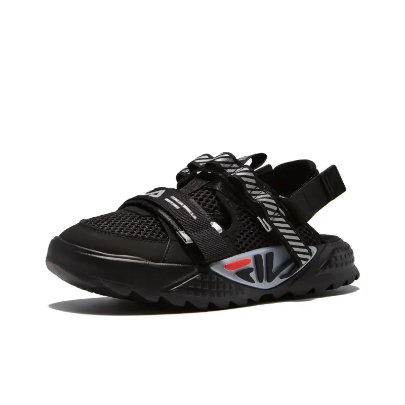 FILA KIDS Tank Slip Resistant Cushioning And Breathable Children's Sandals Black Unisex-2