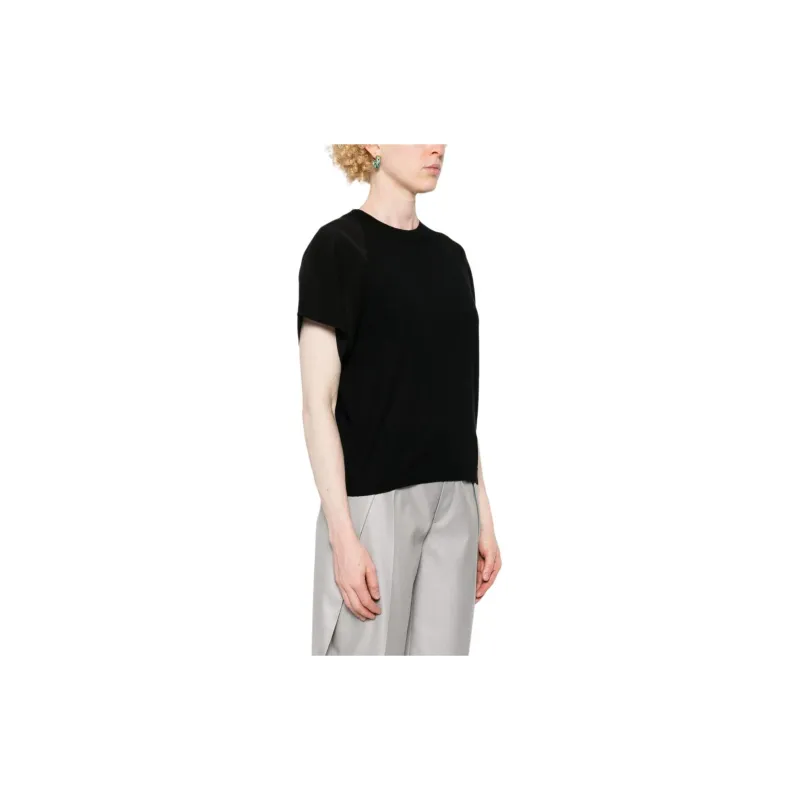 Max & Moi Tilda Panelled Ribbed Top-3