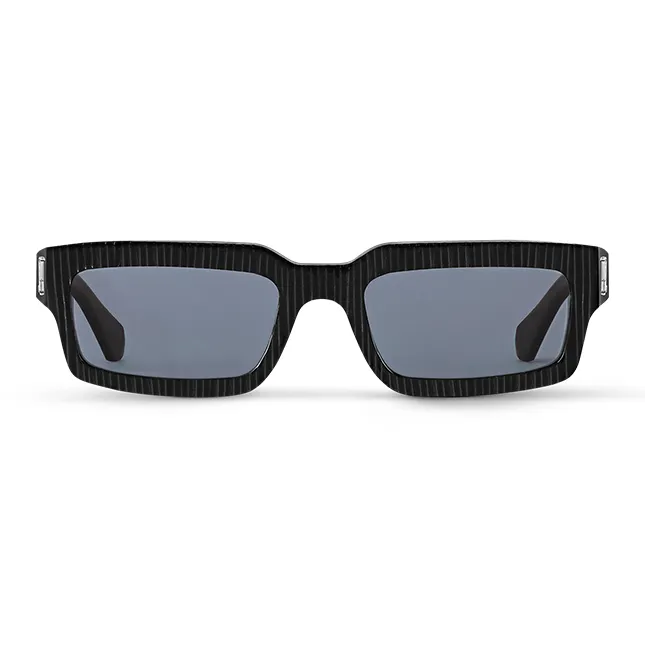 LOUIS VUITTON Acetate Metal Rectangular Sunglasses Unisex Black-1