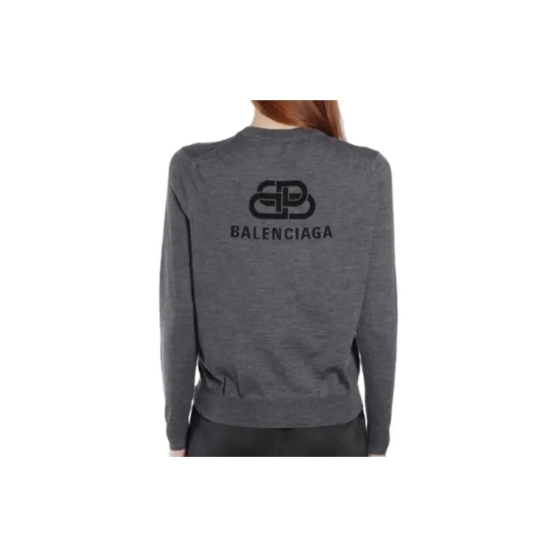 Balenciaga Sweaters Women's Gray-2