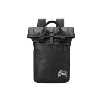 GLORY&CO PVC Backpack Laptop Bag Regular Men's Black