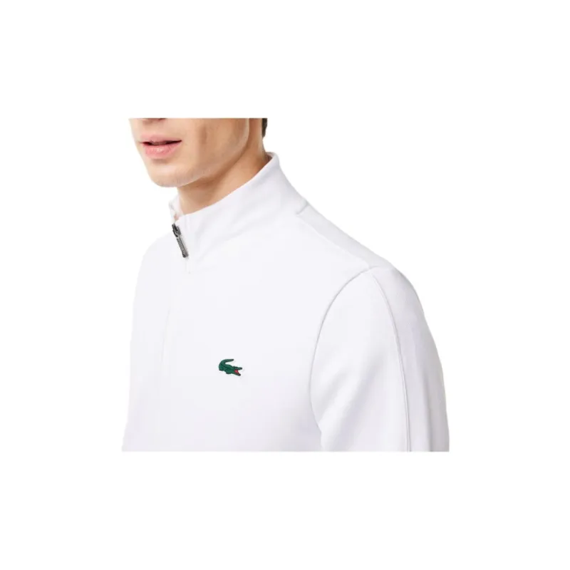 LACOSTE Sweatshirts Men White-4
