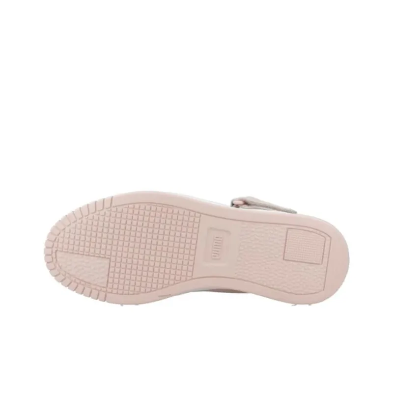 PUMA Carina Street Mid Cushioning Wear-Resistant Mid-Top Skateboard Shoes Women's White Brown-4