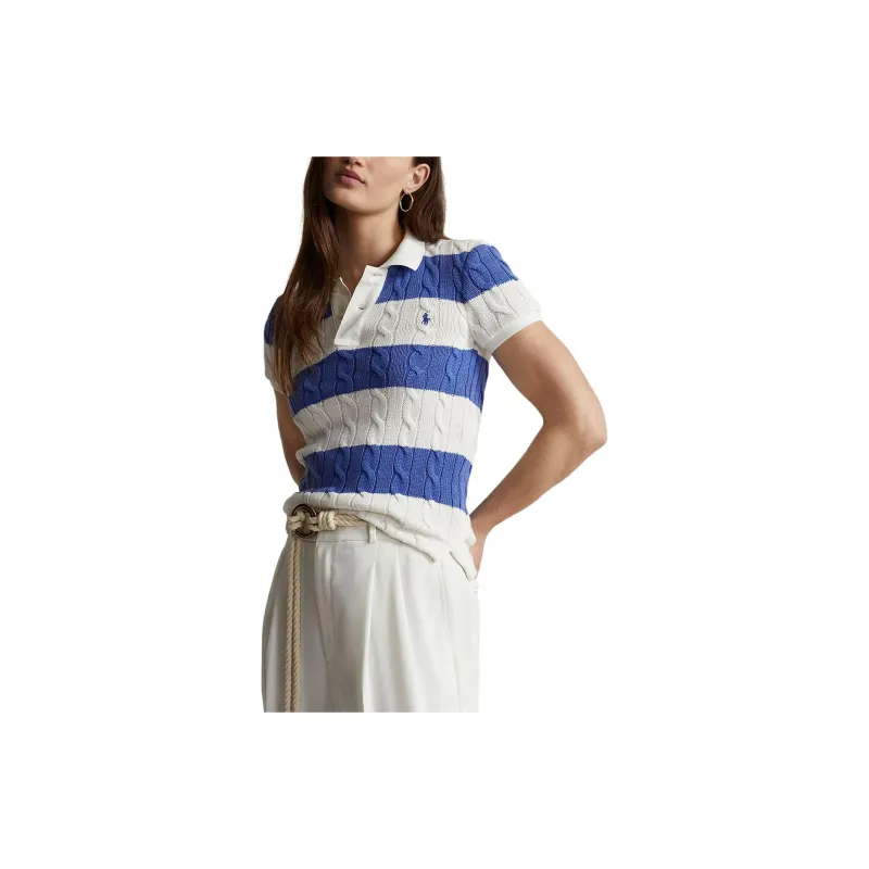 Polo Ralph Lauren Striped Cable knit Polo Top-2