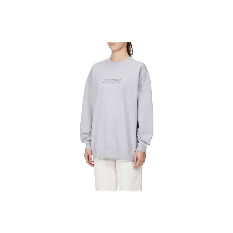 MUSIUM DIV Crew Neck Loose Fit Sweatshirt Women's-14