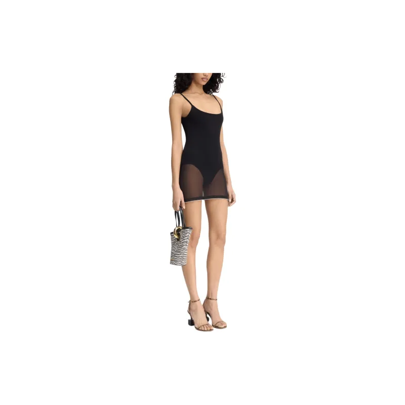 Jacquemus Roupao Mini Tank Dress 'Black'-2