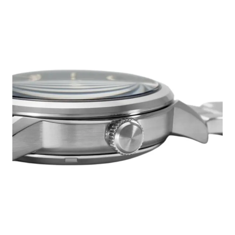 SEIKO Mechanical Movement Watch Men's Watches Black Dial-4