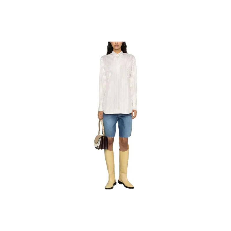 Golden Goose Striped Long-Sleeved Shirt-1