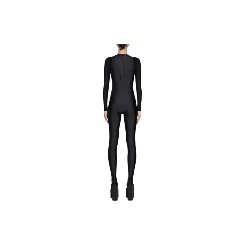 Balenciaga One-Piece Swimsuits Women's Black-3
