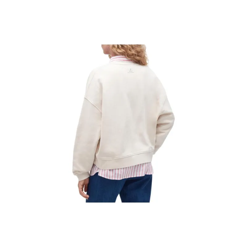 BARBOUR Silverdale Sweatshirt Sweater Women's Beige-1