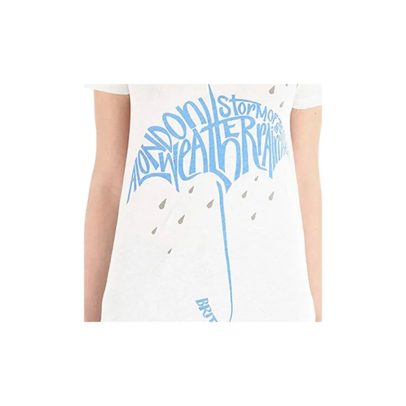 Burberry T Shirts Women's White-2