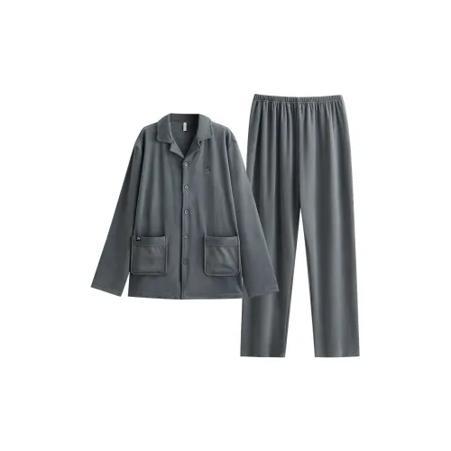 UAVAE Pajama Set Men's Gray Green