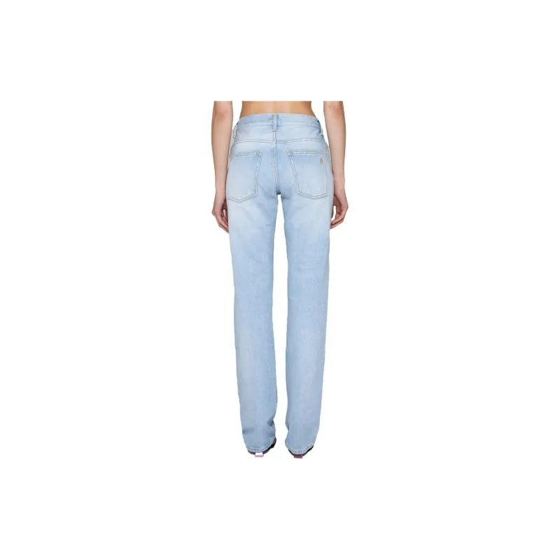 The Attico Straight Leg Girlfriend Jeans-3