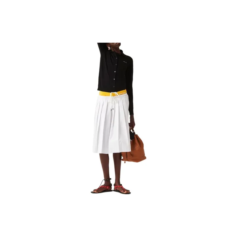 MIU MIU Casual Long Skirt Women's White-1