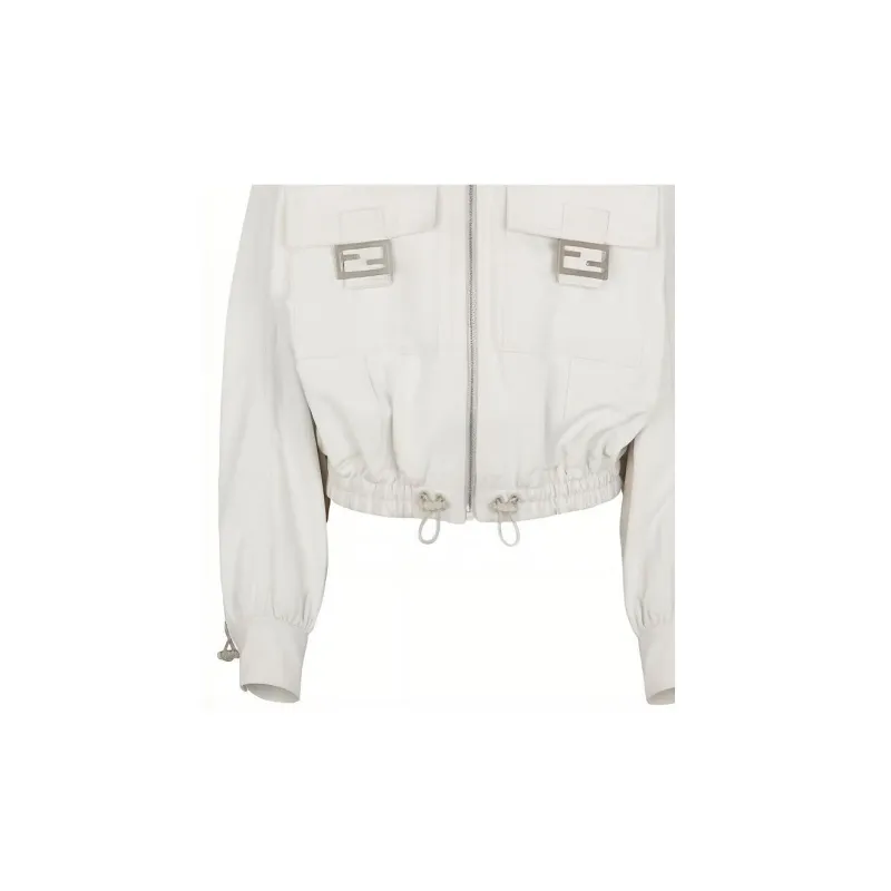 FENDI Jackets Women's White-3