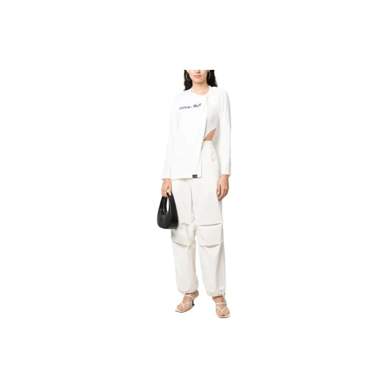 Courrèges Twist Shell Long Sleeve 'Heritage White'-1