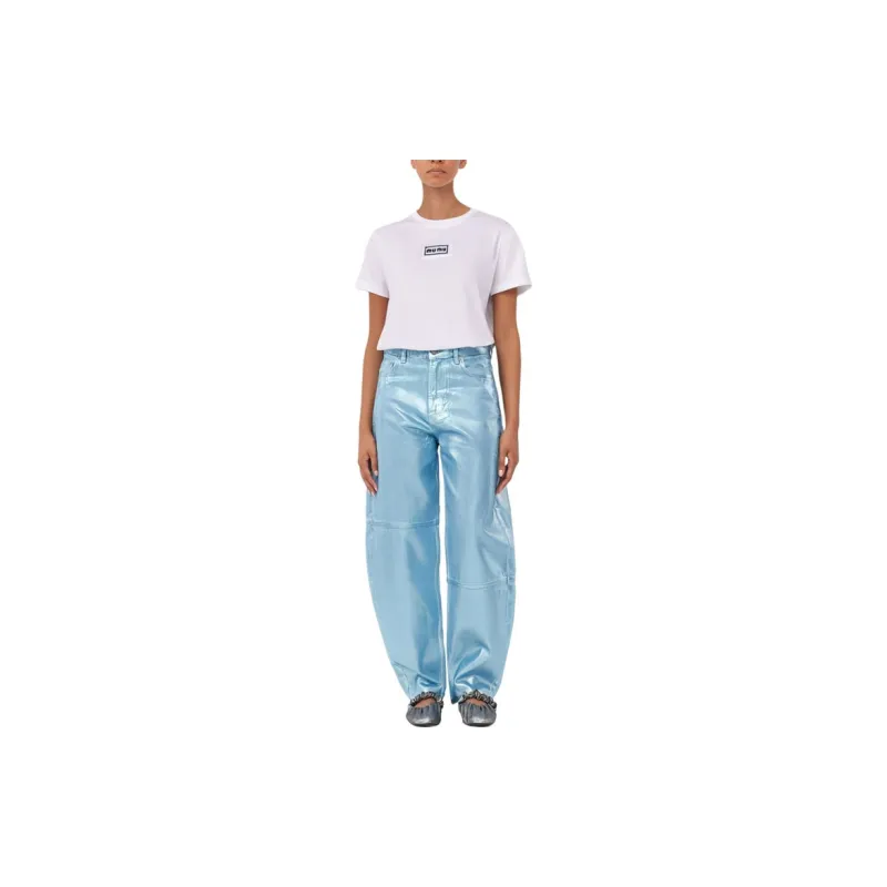 MIU MIU Regular T Shirt Women's White-1