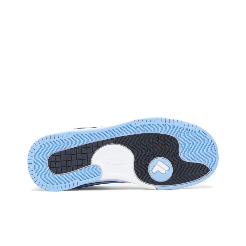 FILA KIDS BBN 92 Anti Slip Wear Resistant Mid Top Kids' Skateboarding Shoes Blue White Teenagers-5