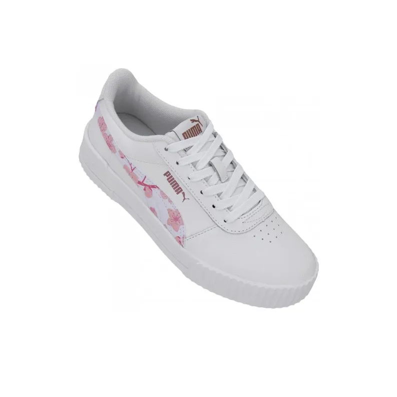 PUMA Carina L Sakura Bdp Balance Lightweight Low-Top Skateboard Shoes Women's White-3