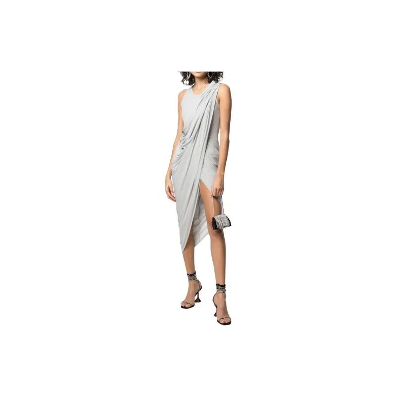 BALMAIN Sleeveless Dresses Women's Gray-1