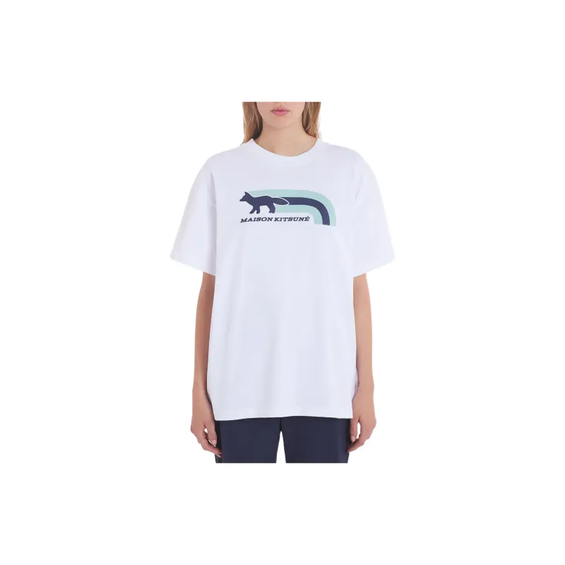 Maison Kitsune Flash Fox Relaxed T Shirt-3