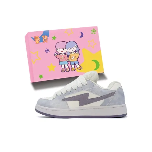 LIANGHUO Skateboard Shoes Women's Low-Top Lavender