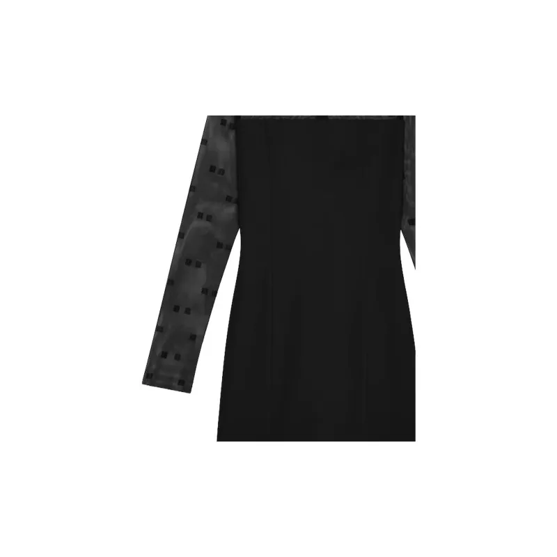Givenchy Long-Sleeved Dresses Women's Black-5