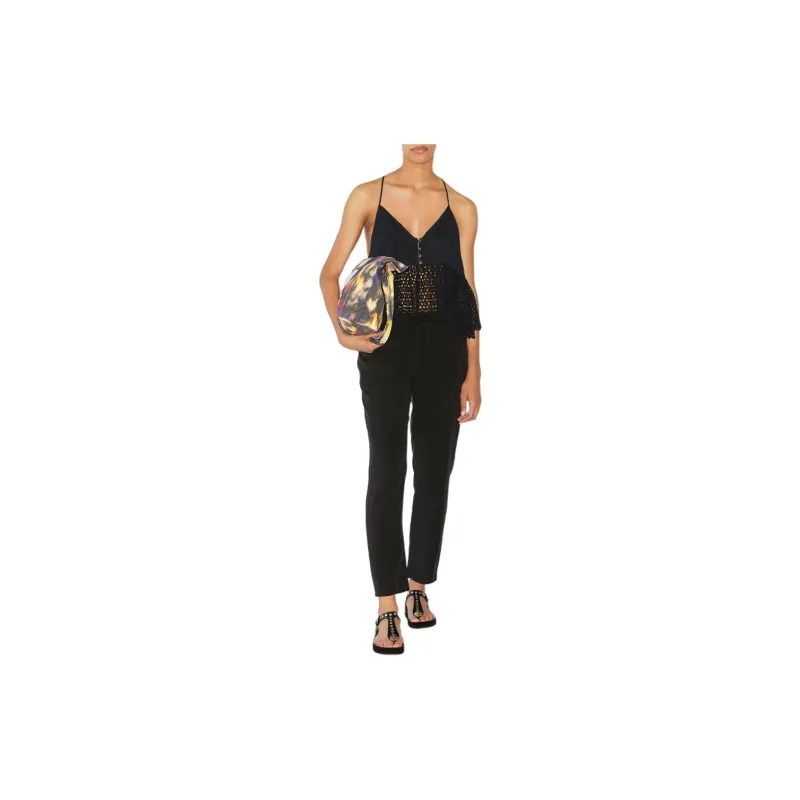 ISABEL MARANT ETOILE Sogane Broderie Anglaise Sleeveless Top-1