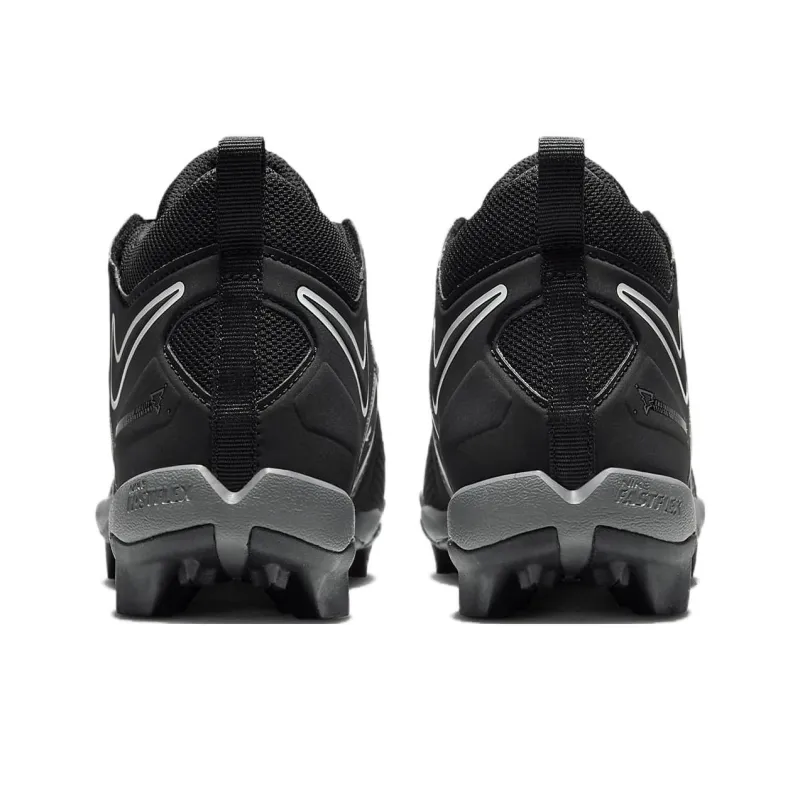 Nike Alpha Menace 3 Shark Wide GS 'Black Iron Grey'-4