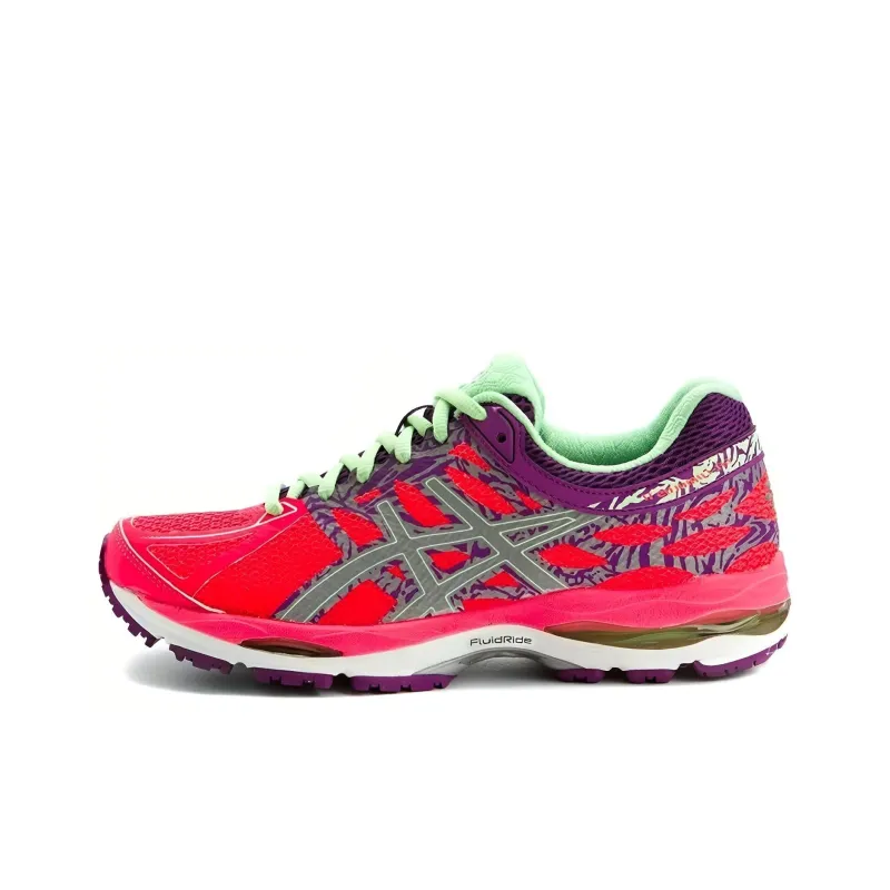Asics Gel-Cumulus 17 Wear-Resistant Low-Top Running Shoes Women's Red-0