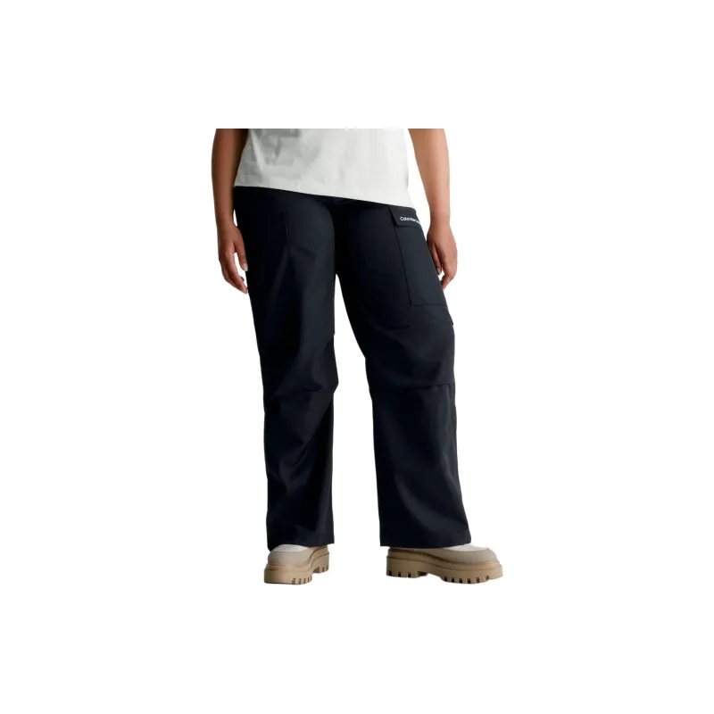 CALVIN KLEIN Cargo Pants Europe Version Women's Black-2