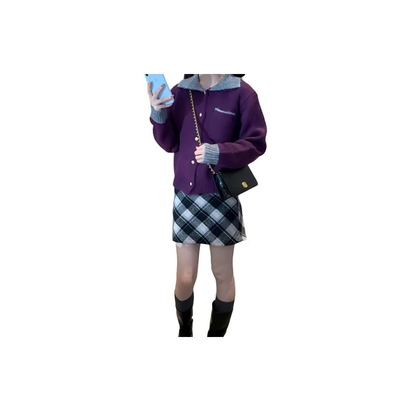 XINBANGBANG Casual Short Skirts Women's Black-1