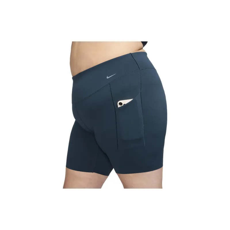 Nike Universa Women's Medium-Support High-Waisted 8' Biker Shorts With Pockets Plus Size-5