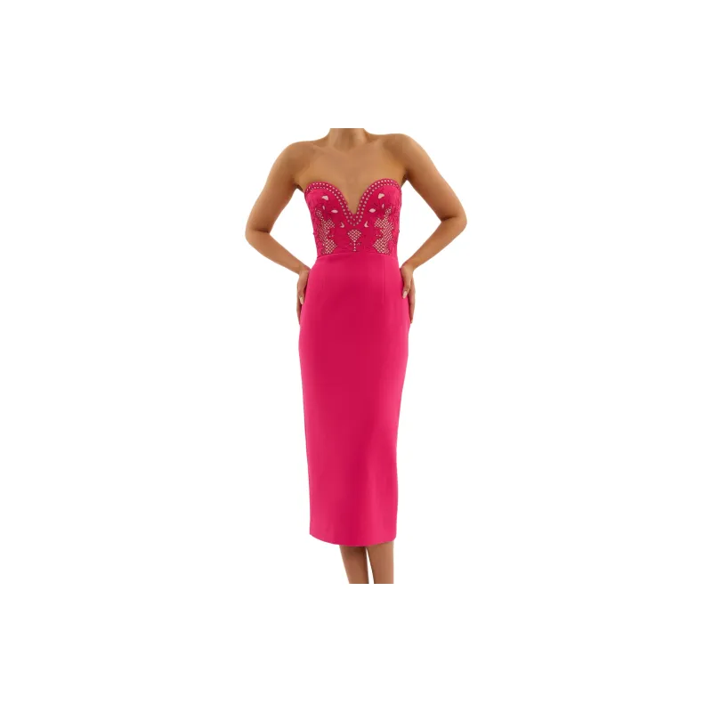 Rebecca Vallance Claudia Floral embroidery Mini Dress-2