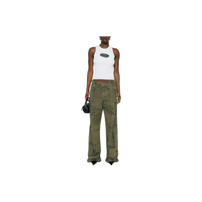 DIESEL Tank Tops Women's White-2