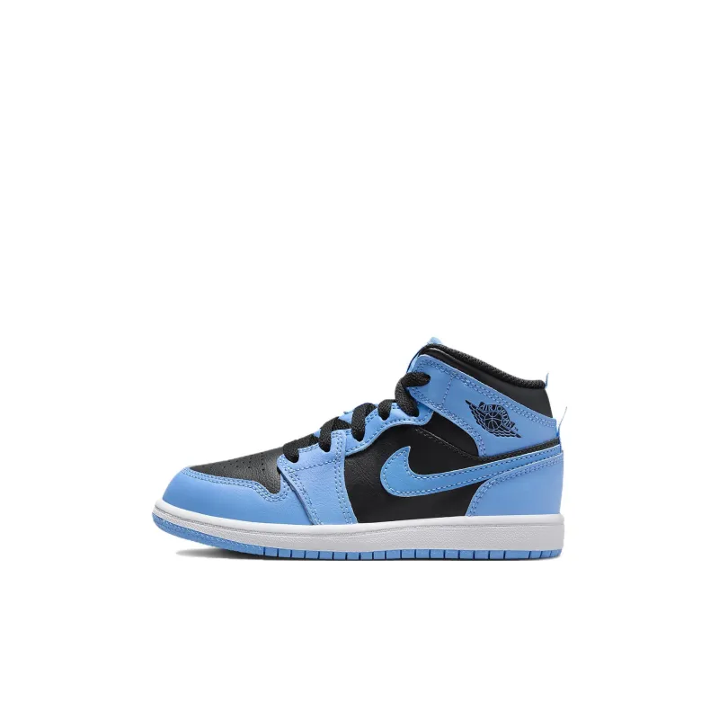 Jordan 1 Mid University Blue Black PS-0