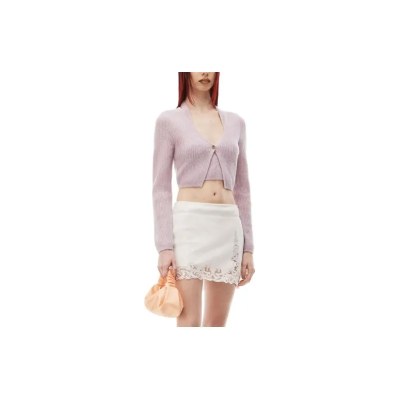 Alexander Wang Twinset Hybrid Halterneck Cardigan-2