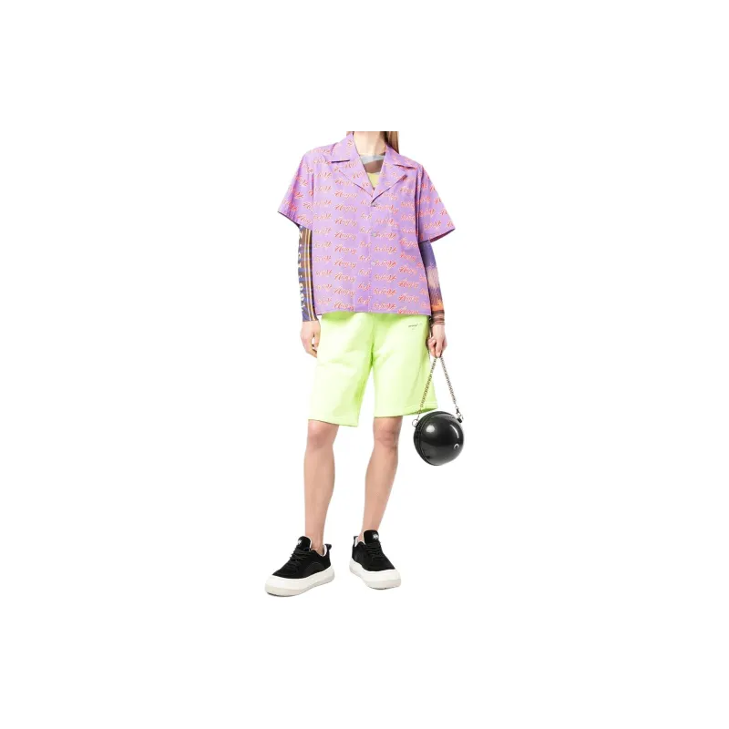 NATASHA ZINKO Slogan print Short sleeved Shirt-1