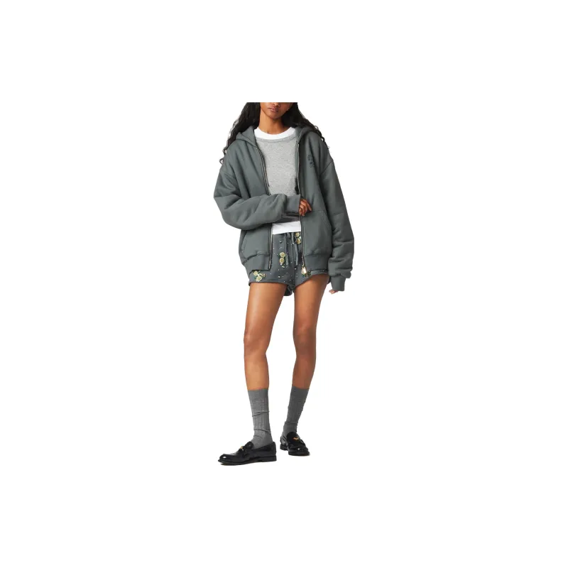 MIU MIU FW23 Sweatshirt Women's Gray-1
