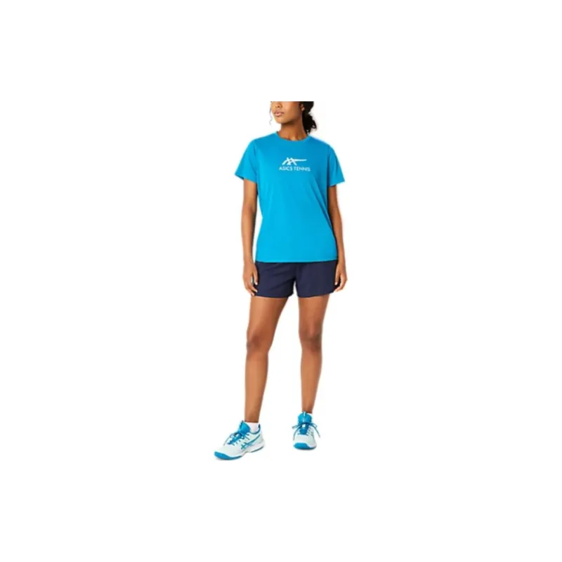 Asics T Shirt Women's Cyan/Blue-2