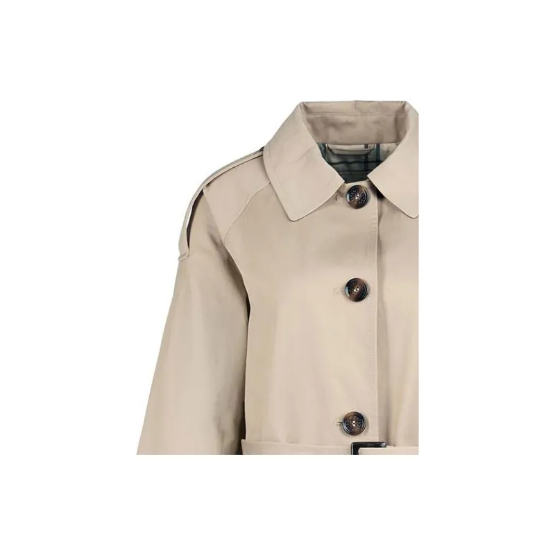 BARBOUR Marie Belted Trench Coat-4