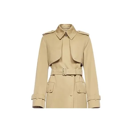 Burberry Trench Coats Women's Light Brown-3