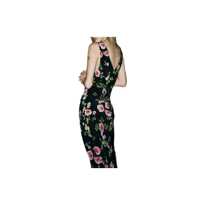 Realisation Par Sleeveless Dress Women's Black/Moonflower-3