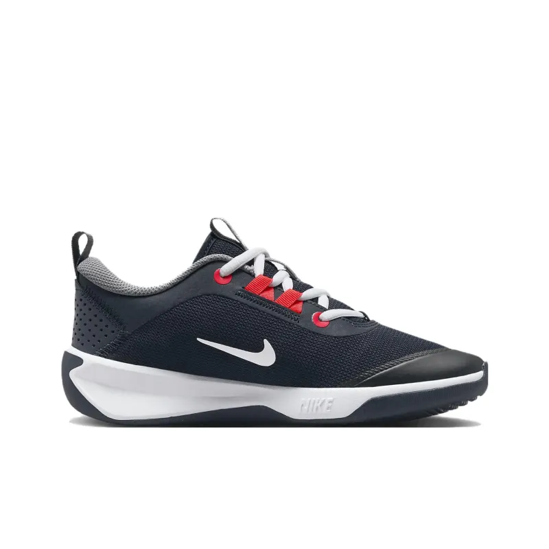 Nike Omni Multi-Court GS 'Dark Obsidian White'-1